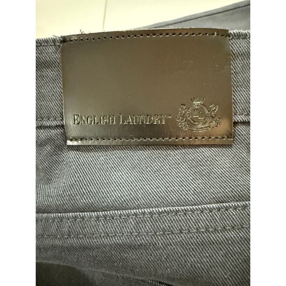 English Laundry Mens Pants Straight Leg Gray Stretch Fabric Size 40 x 32 (23) - Picture 4 of 7